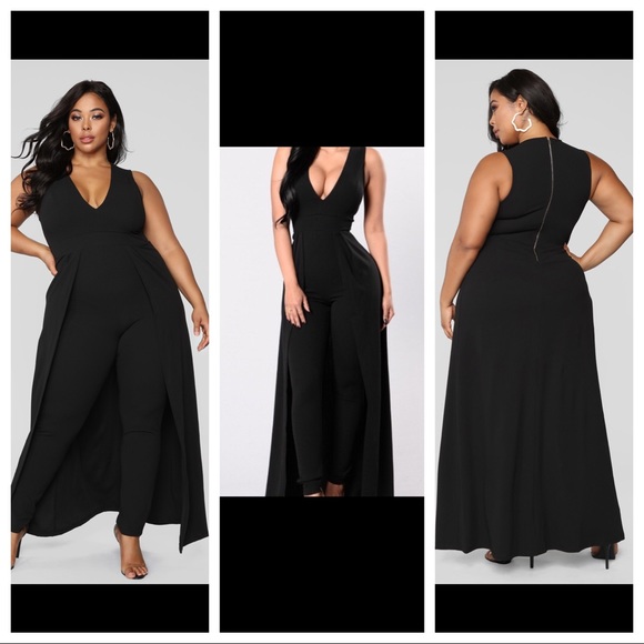Fashion Nova Pants - ⚡️⚡️BLACK JUMPSUIT🔥🔥SALE